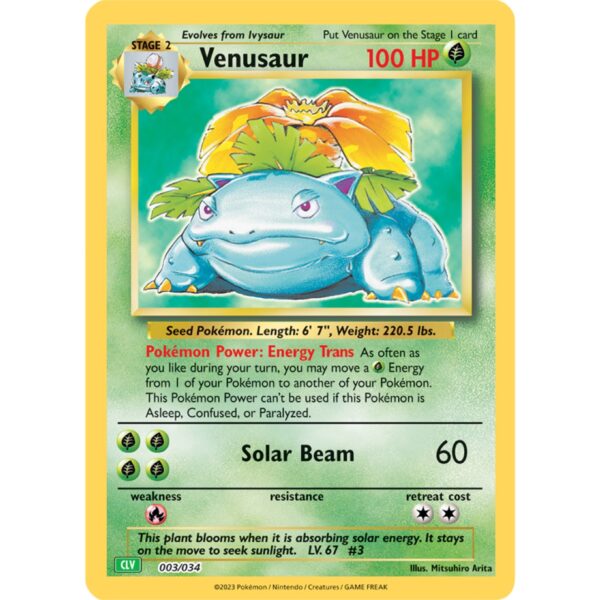Pokémon TCG Classic - Venusaur