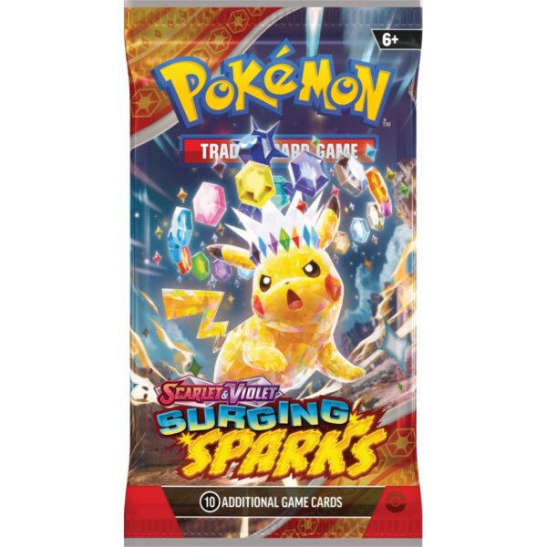 Pokémon TCG: Scarlet & Violet — Surging Sparks Booster Pack, Pikachu, by PKMN World