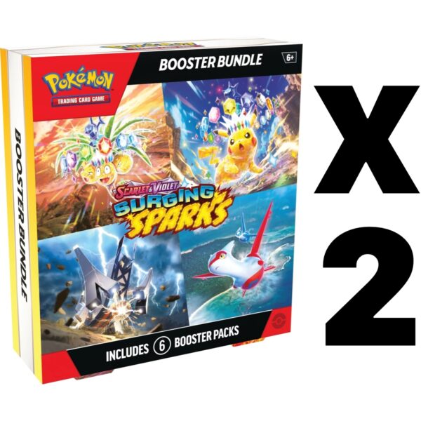 Pokémon TCG: Surging Sparks Booster Bundle Combo by PKMN World