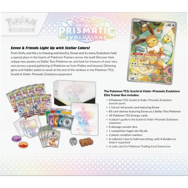 Pokémon Scarlet & Violet - Prismatic Evolutions Elite Trainer Box