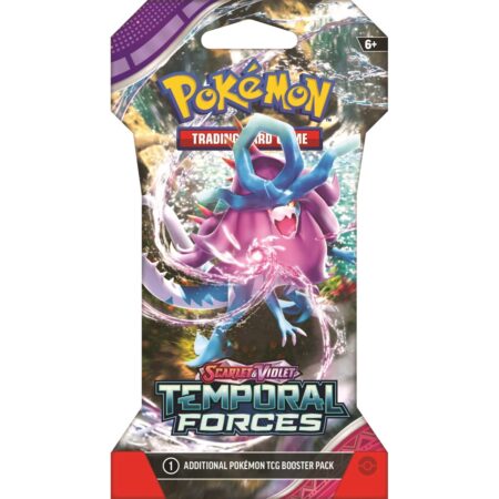 Pokemon TCG: Obsidian Flames Sleeved Temporal Forces Booster Pack by PKMN World