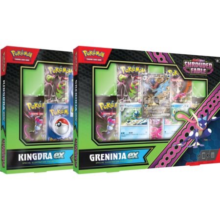 Scarlet & Violet—Shrouded Fable Kingdra ex/Greninja ex Special Illustration Collection by PKMN World