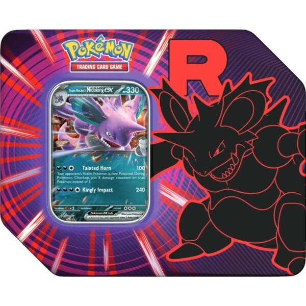 Pokémon TCG: Team Rocket Tin (Nidoking) by PKMN World