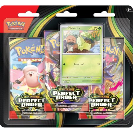Pokémon TCG: Mega Evolution — Perfect Order 3-Pack Blister by PKMN World