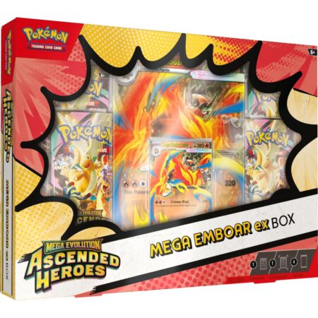 Pokémon TCG: Ascended Heroes Mega Emboar ex Box by PKMN World