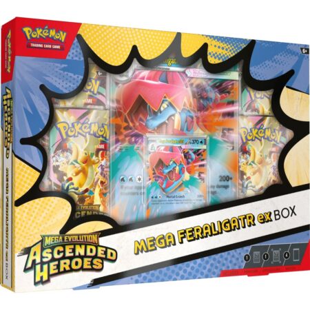 Pokémon TCG: Ascended Heroes Mega Feraligatr ex Box by PKMN World