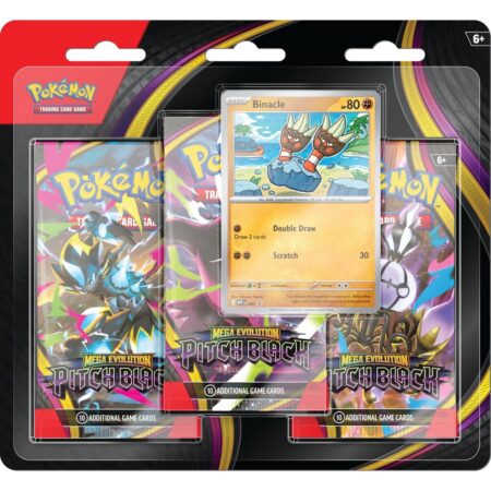 Pokemon TCG: Mega Evolution - Pitch Black 3-Pack Blister by PKMN World