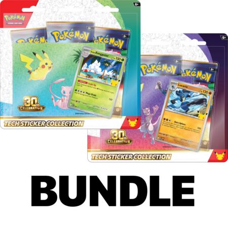 Pokemon TCG: 30th Celebration Tech Sticker Collection Bundle by PKMN World